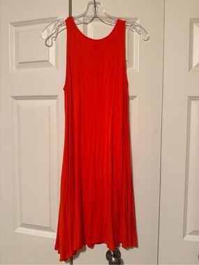 Old Navy Size Small Sleeveless Orange A-Line Swing Dress